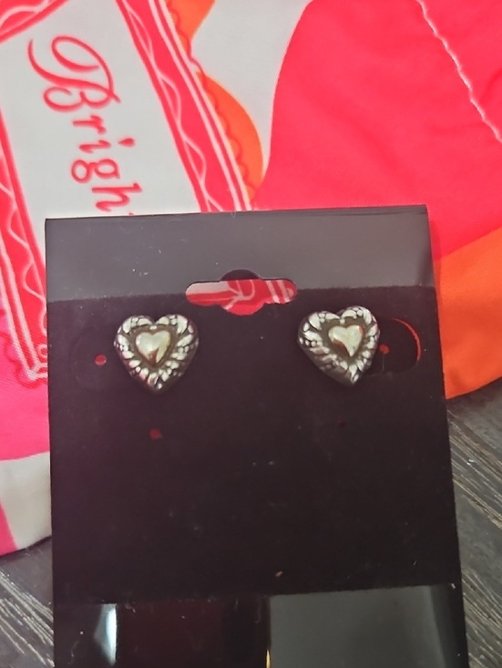 Brighton Jewelry - Brighton Marci Post Heart Earrings